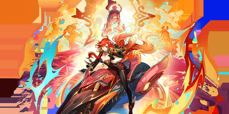 Official Mavuika splash art — the Pyro Archon